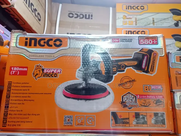 Ingco 20V Cordless Polisher (180mm / 7") - 1