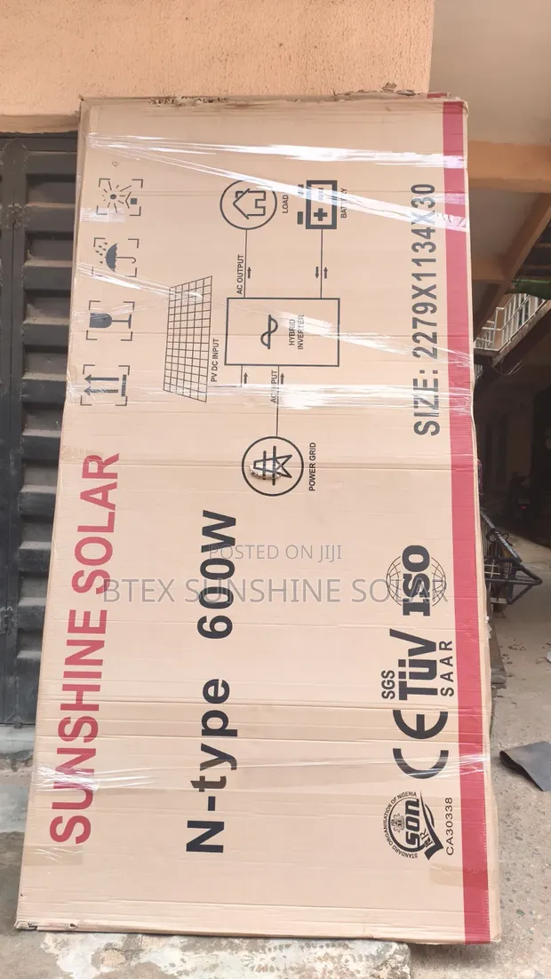600W Monocrystalline Sunshine Solar Panel - 1