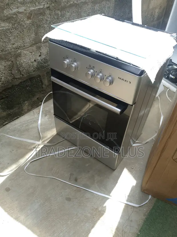 Maxi 6060 F6B40G2 4-Burner Standing Gas Cooker - 1