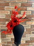 Pepper Red Fascinator - 2