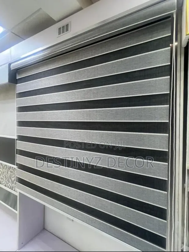 Home Interiors Flexible Window Blinds - Black - 1