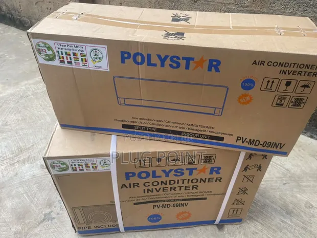 Polystar 1HP Inverter Split AC With Complete Kit - 1