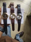 Omega Quartz Leather Wristwatch - 2