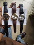 Omega Quartz Leather Wristwatch - 3