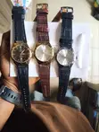 Omega Quartz Leather Wristwatch - 4