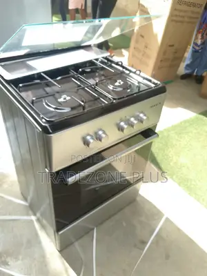 Maxi 6060 4-Ring Standing Gas Cooker - Brand New