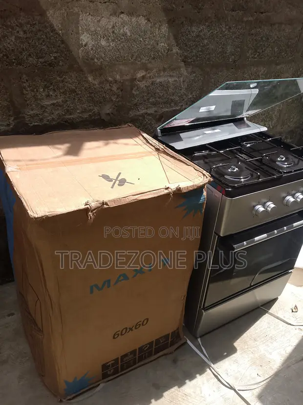 Maxi 6060 F6B40G2 4-Burner Standing Gas Cooker - 1