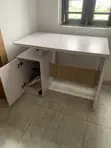HDF Office Table - White - 4