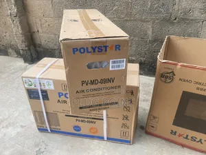 Polystar 1HP Digital Inverter Air Conditioner Tare Da Kayan Saka