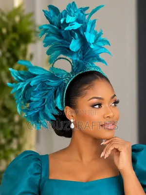 Teal Green Fascinator