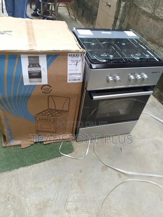 Maxi 4-Ring Standing Gas Cooker - Brand New - 1
