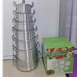 7-in-1 Mai nauyi Aluminum Cookware Pot Set (16-28cm) - 1