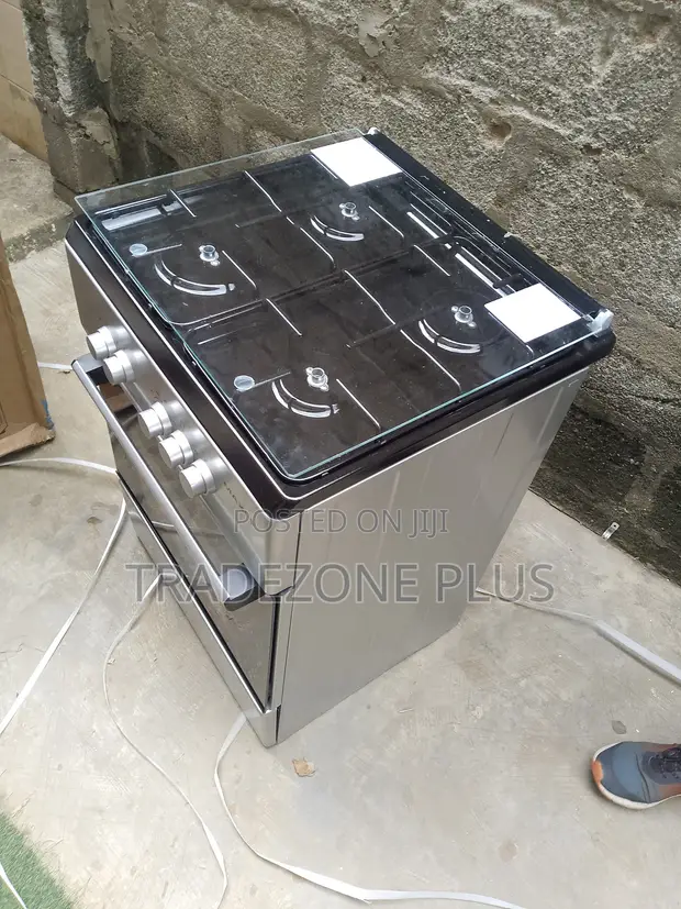 Maxi 4-Burner Standing Gas Cooker - 1