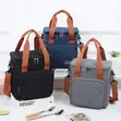 Quality Blue Fabric Lunch Bag - 1