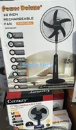 Power Deluxe Rechargeable 18" Fan - 4