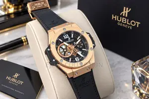 Hublot Leather Strap Watch for Men