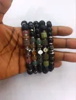 Pearl and Colored Stone Necklace - 1