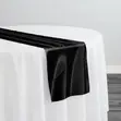 Black Table Runner don Ƙara - 1