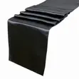 Black Table Runner don Ƙara - 3