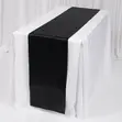 Black Table Runner don Ƙara - 5