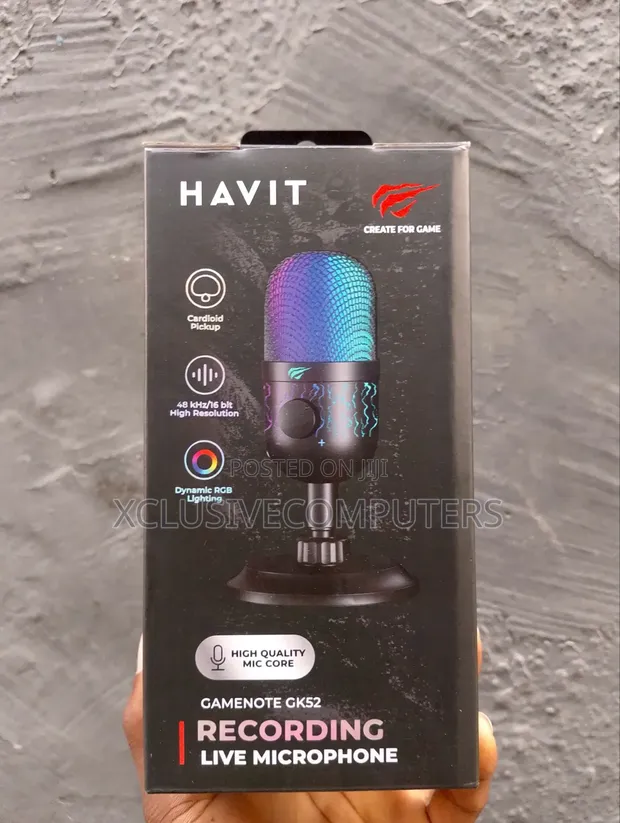 Havit Gamenote GK52 RGB Recording Microphone - 1