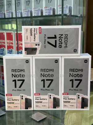 New Xiaomi Redmi Note 17 Pro Max 512GB Black