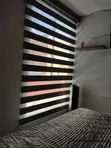 Home Interiors Black Fabric Window Blinds - 3