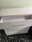 Used 4-Drawer White Composite Wood Drawer Unit - 1