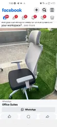 Ergonomic Swivel Office Chair - White Mesh - 2