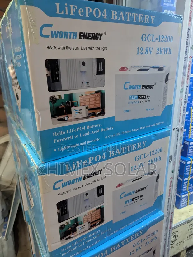 Cworth Energy 2kWh 12.8V Baturin Deep Cycle - 1