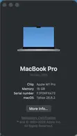 Apple MacBook Pro 2020 M1 16GB RAM 512GB SSD - 1