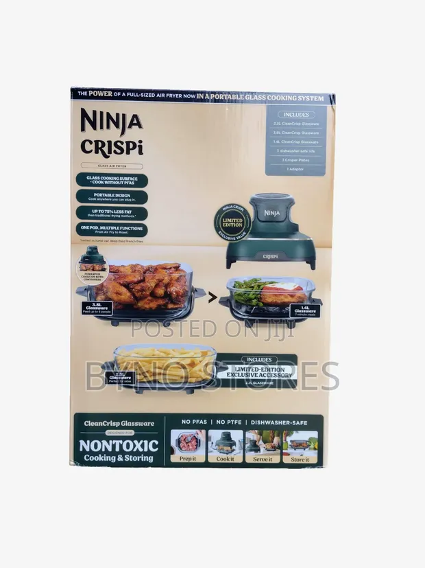 Ninja Crispy 4-in-1 Jirgin Gilashi Mai ɗaukar Hawa - 1