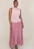 Blush Elegance Maxi Dress - 4