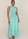Blush Elegance Maxi Dress - 5