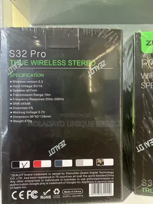 Zealot S32 True Wireless Stereo Speaker