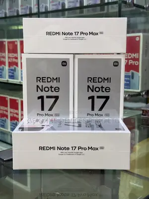 New Xiaomi Redmi Note 17 Pro Max 256GB Black
