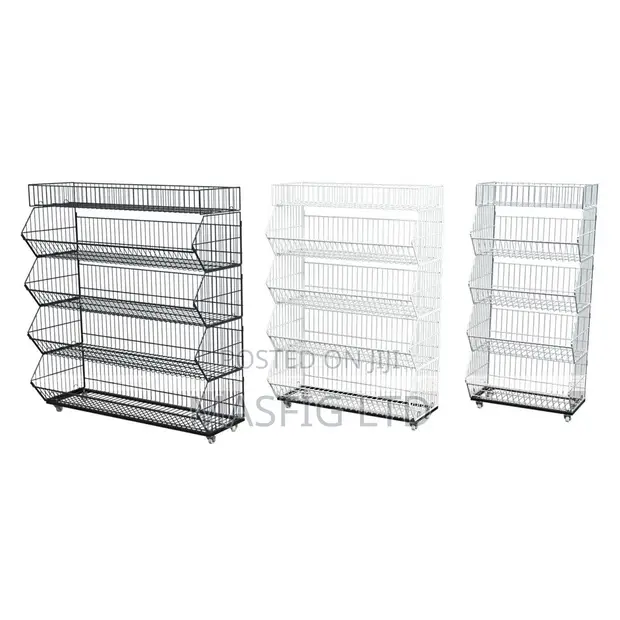 4-Layer Multipurpose Rack with Wheels - 1