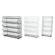 4-Layer Multipurpose Rack with Wheels - 1