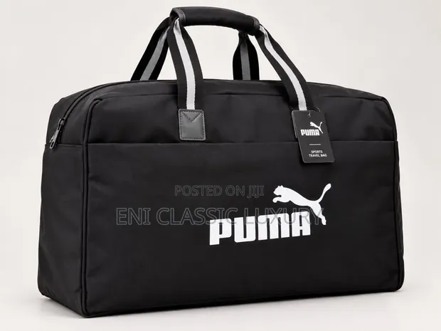 High Quality Luxury Puma Duffle Bag - Black - 1