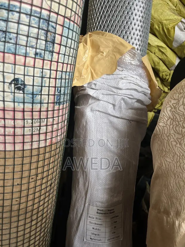 Galvanized Expanded Mesh - 10x20mm Hole, 1.2mm Thick - 1