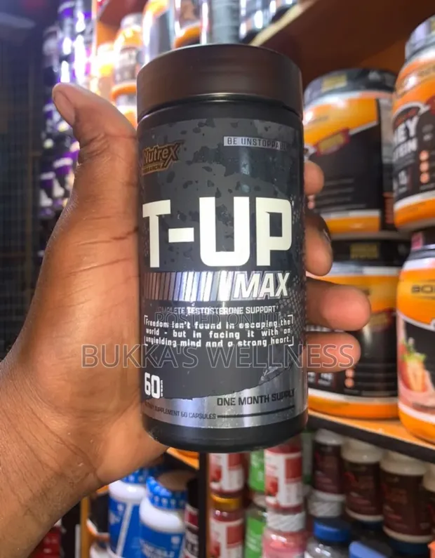 Nutrex T-Up Max Advanced Testosterone Support - 60 Capsules - 1