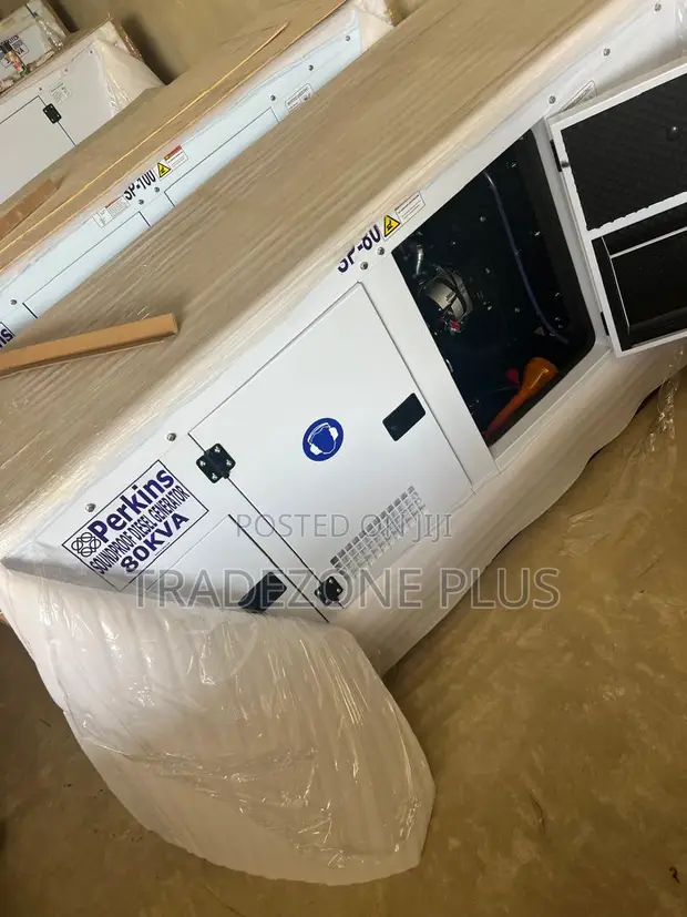 Original Perkins 80KVA Soundproof Generator - 1