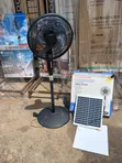 Copper Rechargeable Fan with Solar Panel - 2