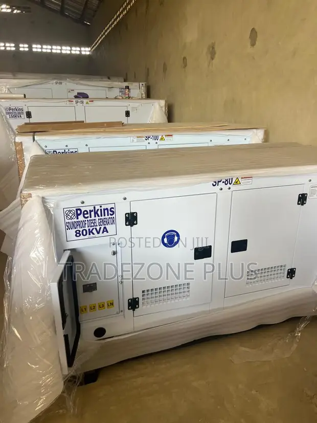 80KVA Perkins Silent Generator - Brand New - 1