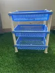Plastic Plate Rack and Trolley - 1