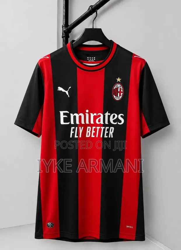 AC Milan 2026/2027 Jersin Gida da Waje - 1