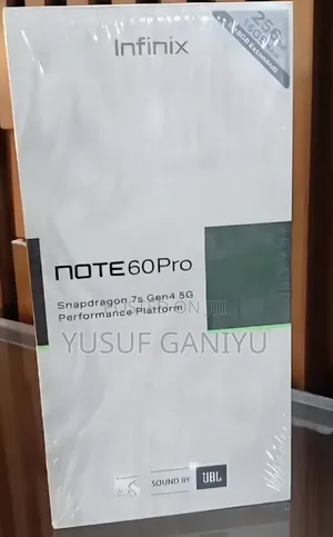 New Infinix Note 60 Pro 256GB Silver