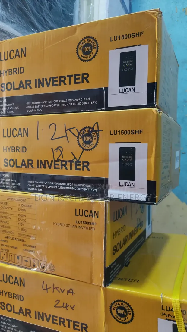 1.2kva 12v Lucan Hybrid Solar Inverter - 1
