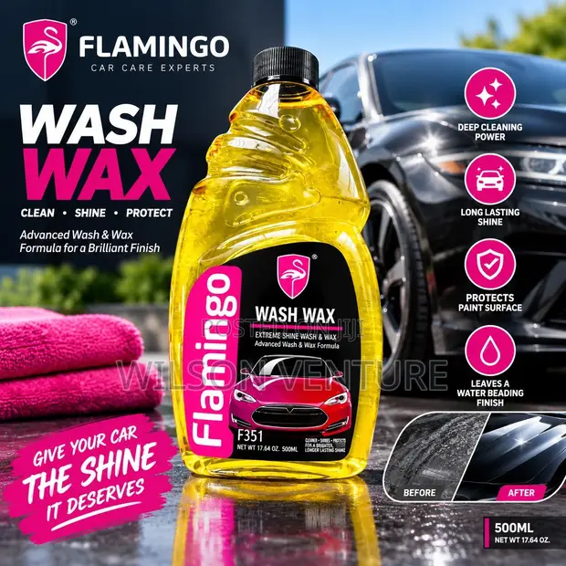 Flamingo Wash Wax - Tsananin Kariyar Haske - 1