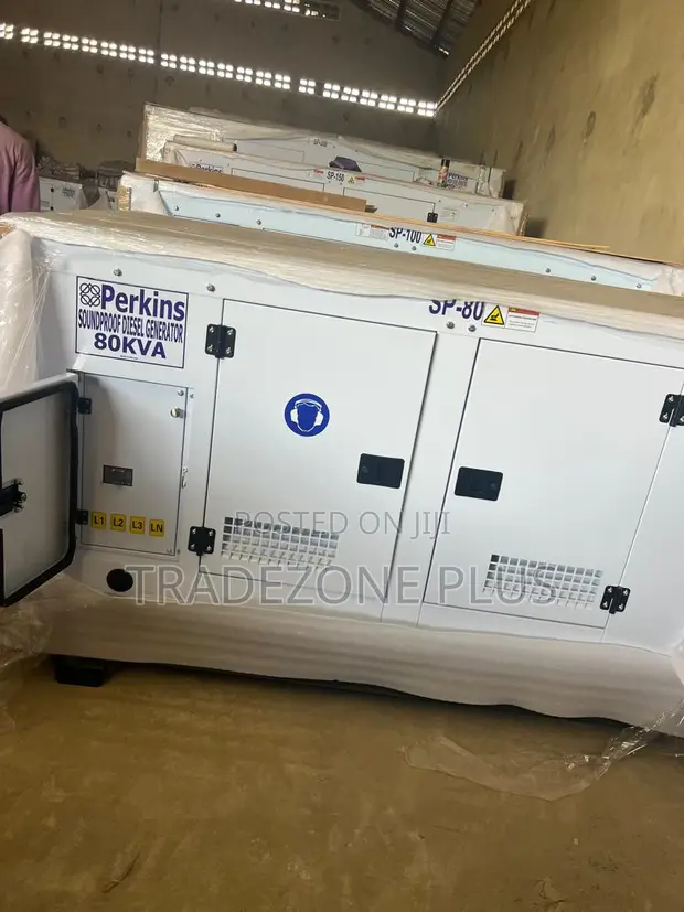 Perkins 80KVA Soundproof Generator - Brand New - 1
